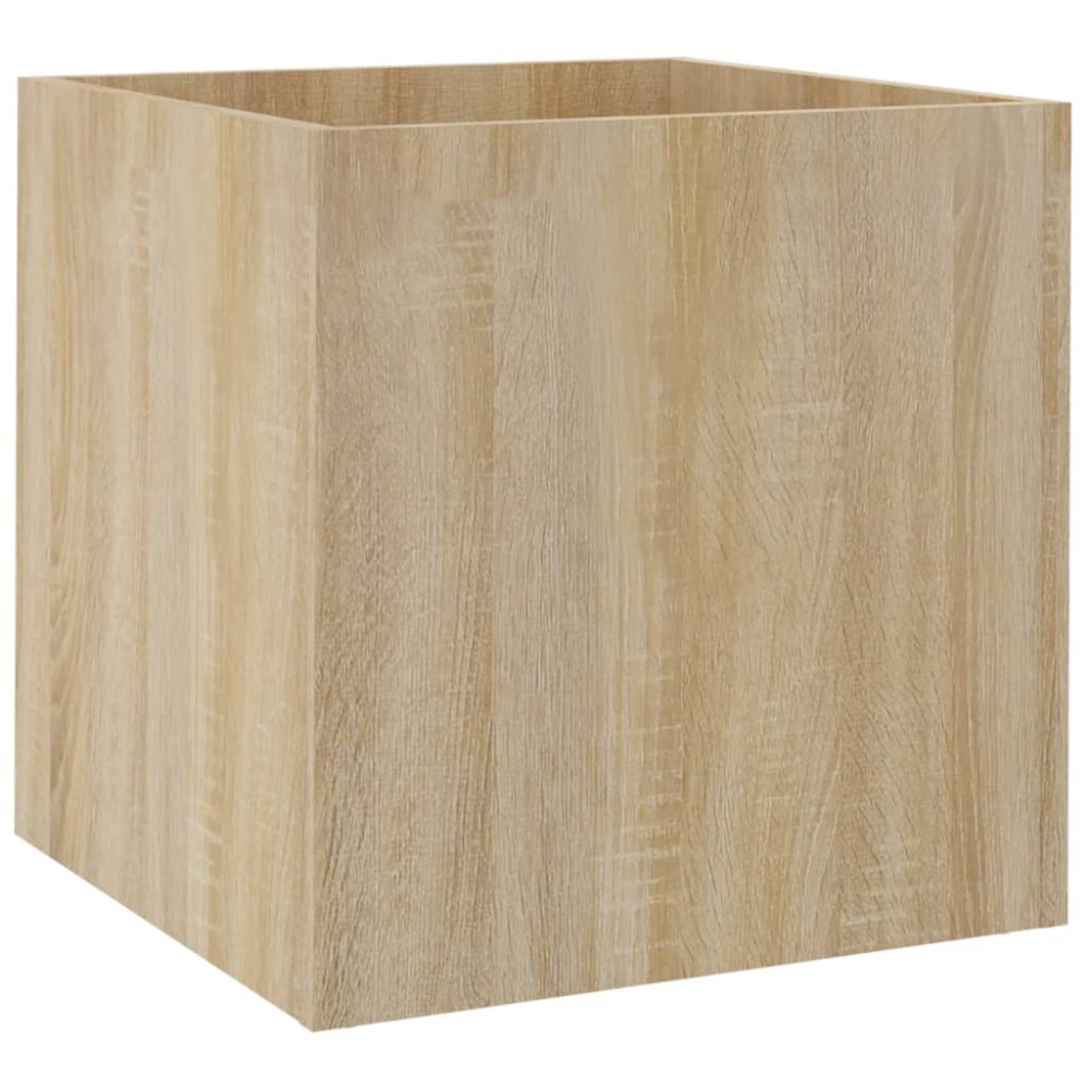 vidaXL Ζαρντινιέρα Sonoma Δρυς 40 x 40 x 40 εκ. από Επεξεργασμένο Ξύλο