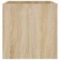 vidaXL Ζαρντινιέρα Sonoma Δρυς 40 x 40 x 40 εκ. από Επεξεργασμένο Ξύλο
