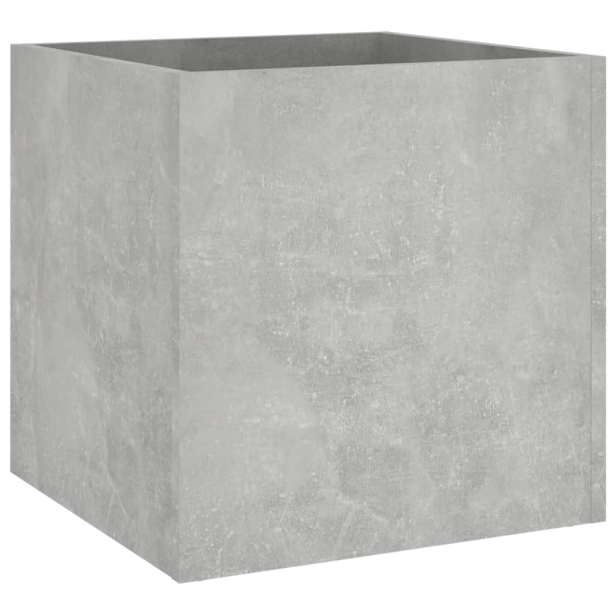 vidaXL Ζαρντινιέρα Γκρι Σκυροδέματος 40x40x40 εκ. Επεξεργασμένο Ξύλο