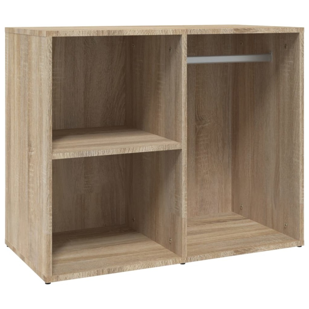 vidaXL Ντουλάπι Γυαλιστερό Sonoma Δρυς 80x40x65εκ.Επεξεργασμένο Ξύλο