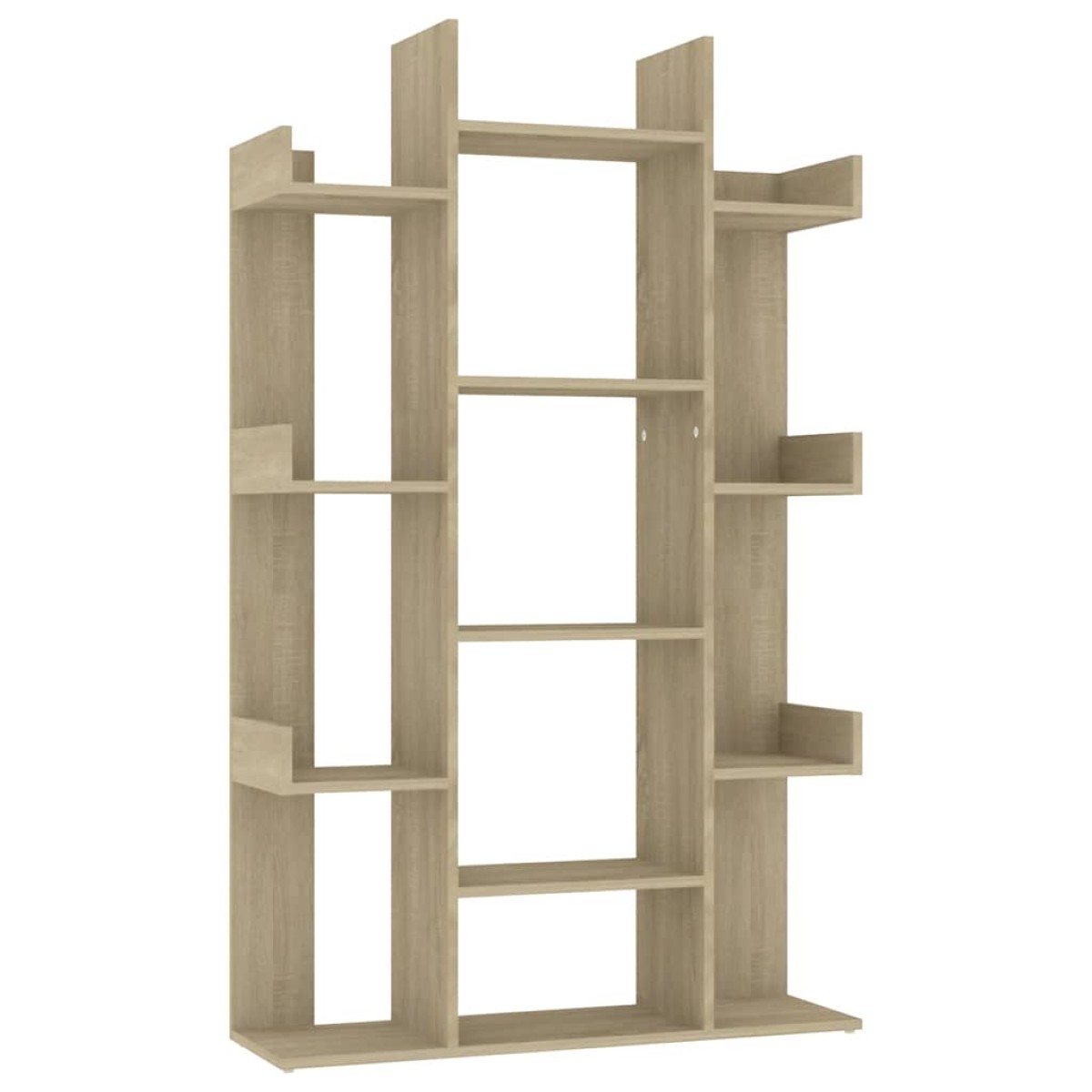 vidaXL Βιβλιοθήκη Sonoma Δρυς 86 x 25,5 x 140 εκ. από Μοριοσανίδα