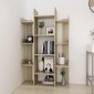 vidaXL Βιβλιοθήκη Sonoma Δρυς 86 x 25,5 x 140 εκ. από Μοριοσανίδα