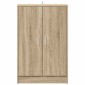 vidaXL Παπουτσοθήκη Sonoma Δρυς 60 x 35 x 92 εκ. από Μοριοσανίδα