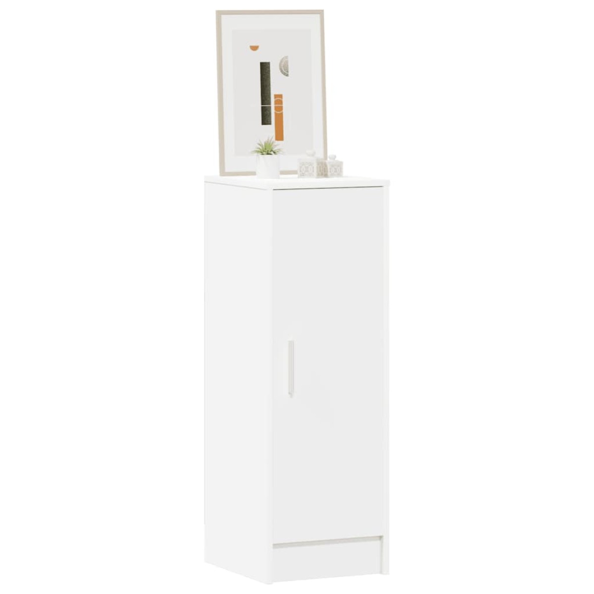 vidaXL Παπουτσοθήκη Λευκή 32 x 35 x 92 εκ. από Μοριοσανίδα