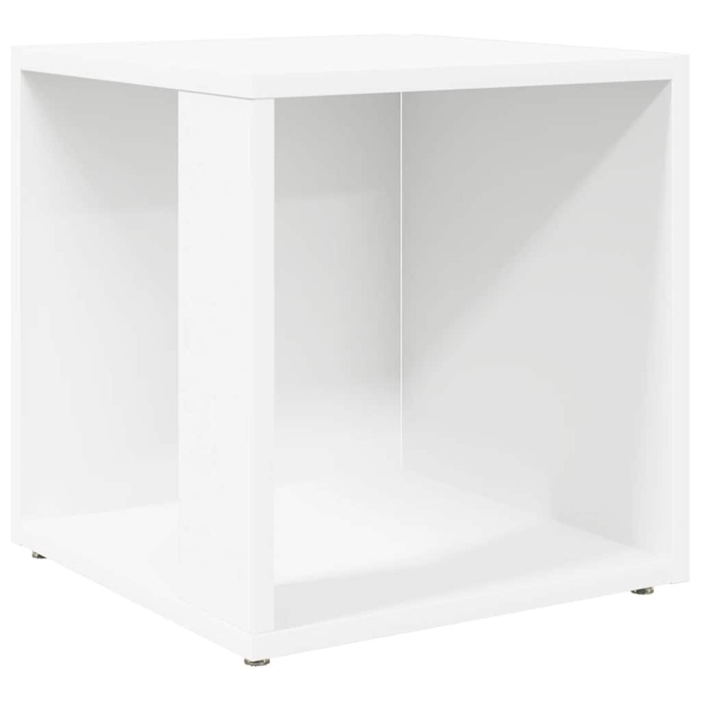 vidaXL Τραπέζι Βοηθητικό Λευκό 33 x 33 x 34,5 εκ. από Επεξ. Ξύλο