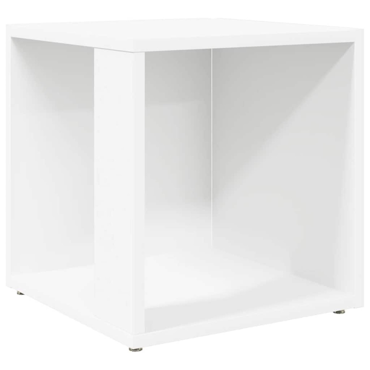 vidaXL Τραπέζι Βοηθητικό Λευκό 33 x 33 x 34,5 εκ. από Μοριοσανίδα