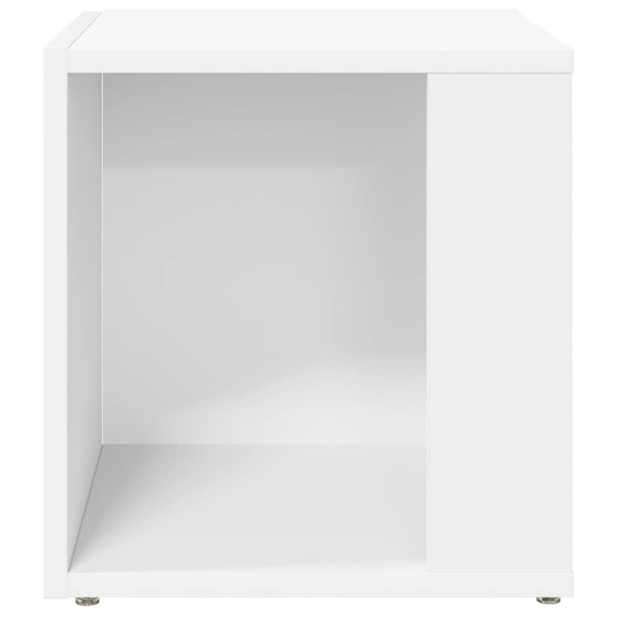 vidaXL Τραπέζι Βοηθητικό Λευκό 33 x 33 x 34,5 εκ. από Μοριοσανίδα