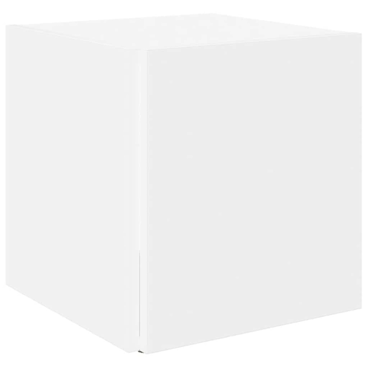 vidaXL Τραπέζι Βοηθητικό Λευκό 33 x 33 x 34,5 εκ. από Μοριοσανίδα