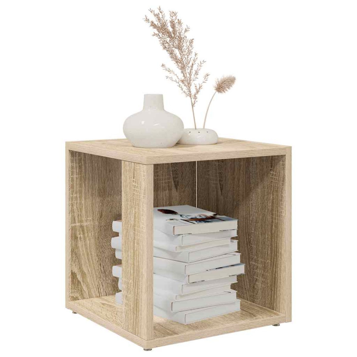 vidaXL Τραπέζι Βοηθητικό Sonoma Δρυς 33 x 33 x 34,5 εκ από Μοριοσανίδα