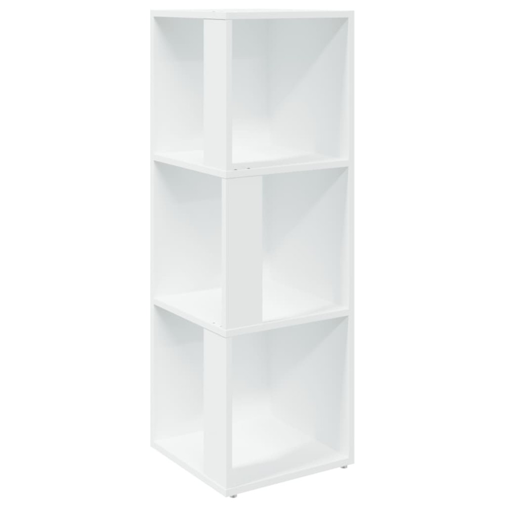 vidaXL Ντουλάπι Γωνία Λευκό 33 x 33 x 100 εκ. από Επεξ. Ξύλο