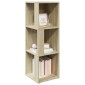 vidaXL Ντουλάπι Γωνιακό Sonoma Δρυς 33 x 33 x 100 εκ. από Μοριοσανίδα