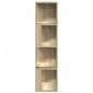 vidaXL Ντουλάπι Γωνία Sonoma Oak 33 x 33 x 132 εκ. από Μοριοσανίδα