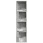 vidaXL Ντουλάπι Γωνία Γκρι Σκυρ. 33 x 33 x 132 εκ. από Μοριοσανίδα