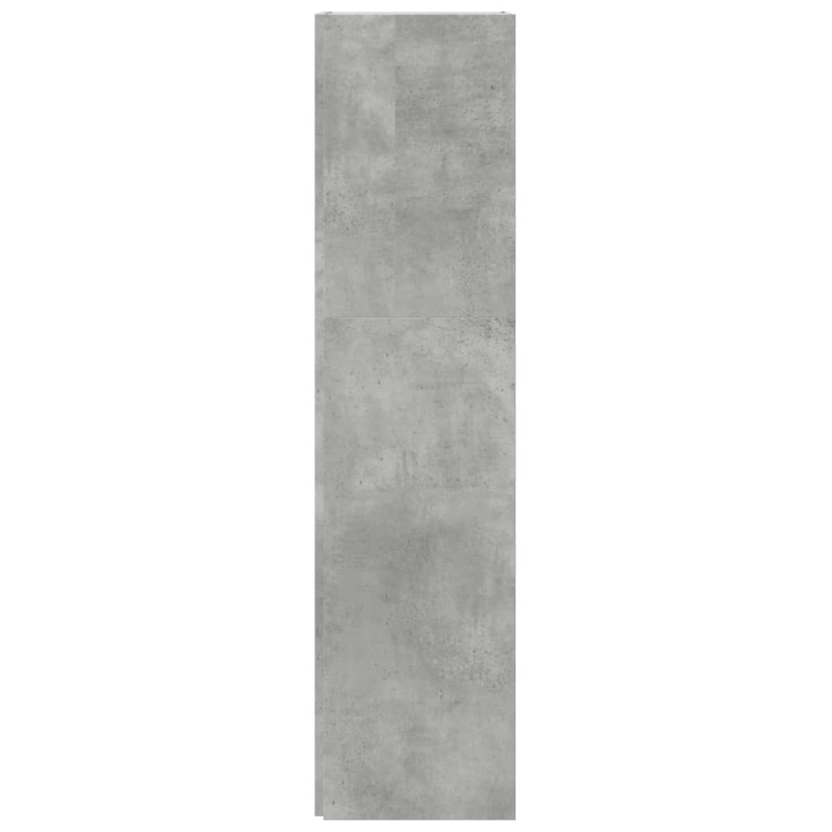 vidaXL Ντουλάπι Γωνία Γκρι Σκυρ. 33 x 33 x 132 εκ. από Μοριοσανίδα