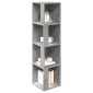 vidaXL Ντουλάπι Γωνία Γκρι Σκυρ. 33 x 33 x 132 εκ. από Μοριοσανίδα