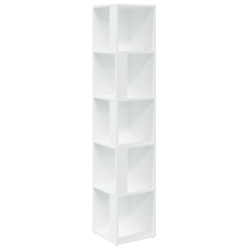 vidaXL Ντουλάπι Γωνία Λευκό 33 x 33 x 164,5 εκ. από Επεξ. Ξύλο