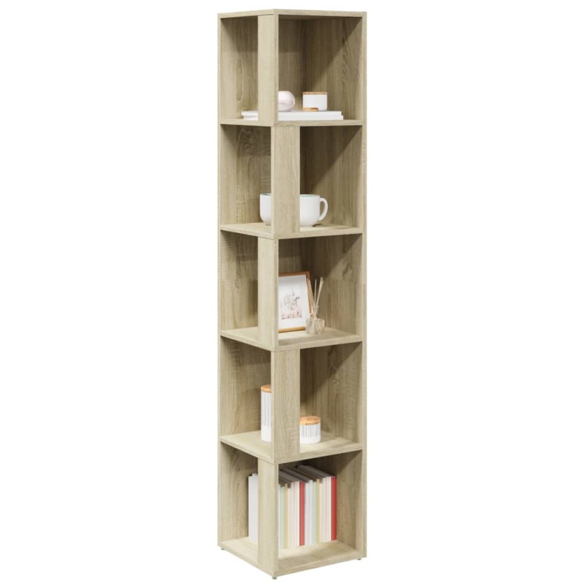 vidaXL Ντουλάπι Γωνία Sonoma Oak 33 x 33 x 164,5 εκ. από Μοριοσανίδα