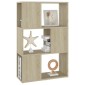 vidaXL Βιβλιοθήκη/Διαχωριστικό Χώρου Sonoma Δρυς 60x24x94 εκ. Μοριοσ.