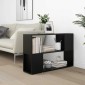 vidaXL Βιβλιοθήκη Μαύρη 100 x 24 x 63 εκ. από Μοριοσανίδα