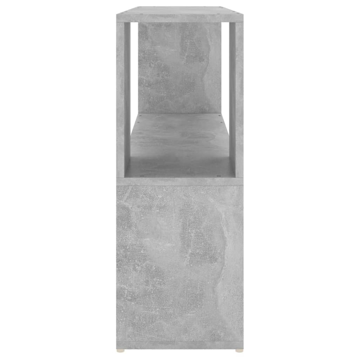 vidaXL Βιβλιοθήκη Γκρι Σκυροδέματος 100 x 24 x 63 εκ. από Μοριοσανίδα