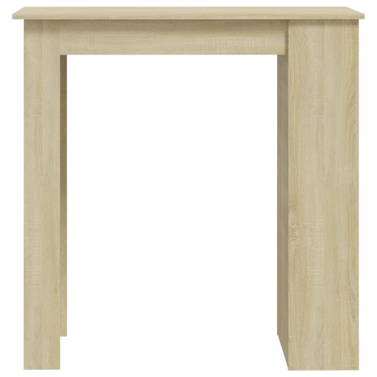 vidaXL Τραπέζι Μπαρ με Ράφια Sonoma Δρυς 102x50x103,5 εκ. Μοριοσανίδα