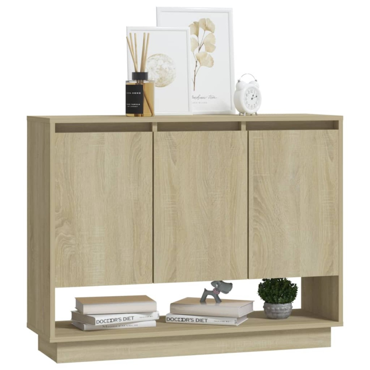 vidaXL Μπουφές Sonoma Δρυς 97 x 31 x 75 εκ. από Μοριοσανίδα