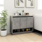 vidaXL Μπουφές Γκρι Σκυροδέματος 97 x 31 x 75 εκ. από Μοριοσανίδα
