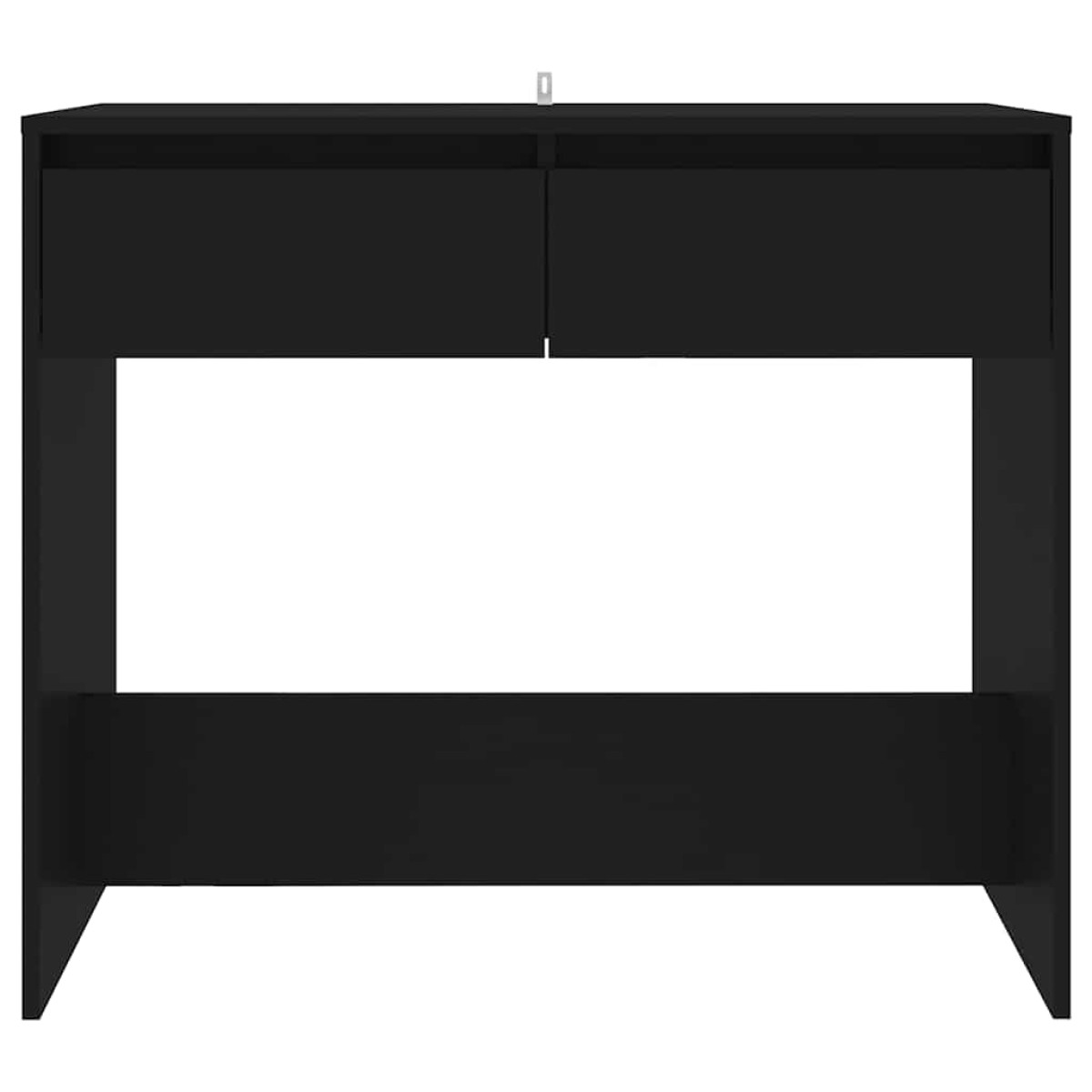 vidaXL Τραπεζάκι Κονσόλα Μαύρο 89 x 41 x 76,5 εκ. από Μοριοσανίδα
