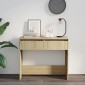 vidaXL Τραπεζάκι Κονσόλα Sonoma Δρυς 89 x 41 x 76,5 εκ. από Μοριοσανίδα