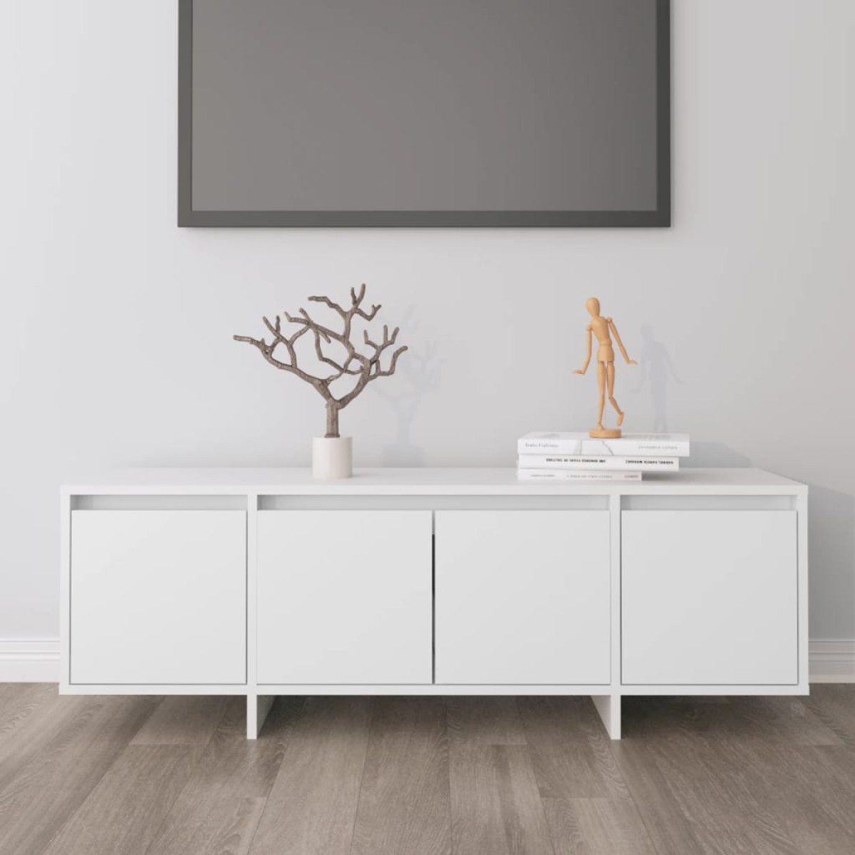 vidaXL Έπιπλο Τηλεόρασης Λευκό 120 x 30 x 40,5 εκ. από Μοριοσανίδα