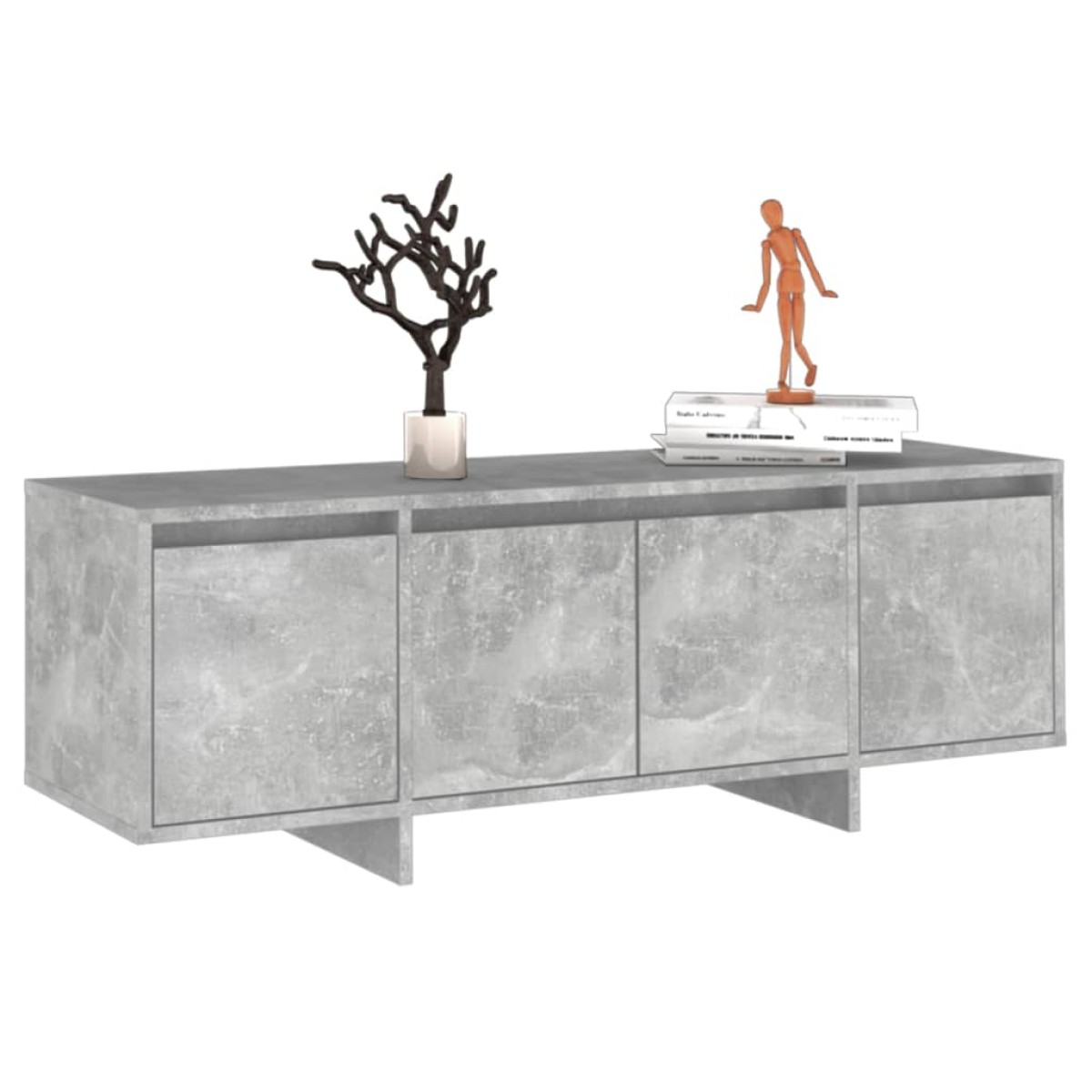 vidaXL Έπιπλο Τηλεόρασης Γκρι Σκυρ. 120 x 30 x 40,5 εκ. από Μοριοσανίδα