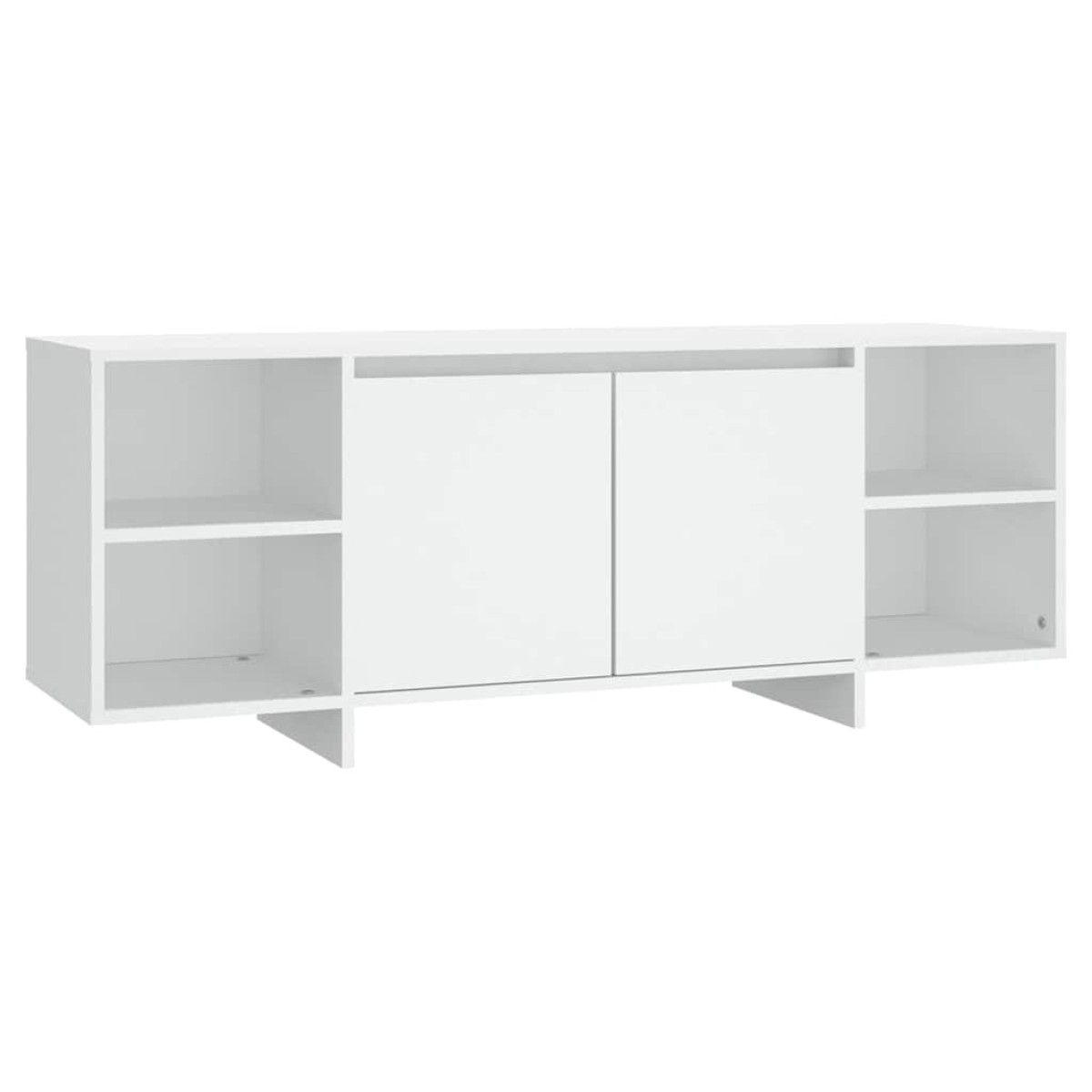 vidaXL Έπιπλο Τηλεόρασης Λευκό 130 x 35 x 50 εκ. από Μοριοσανίδα