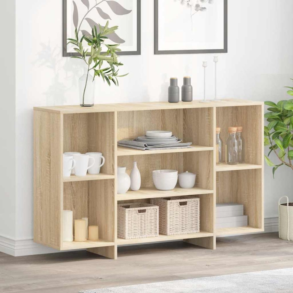 vidaXL Ντουλάπι Sonoma Δρυς 120x30x75 εκ. από Επεξεργασμένο Ξύλο