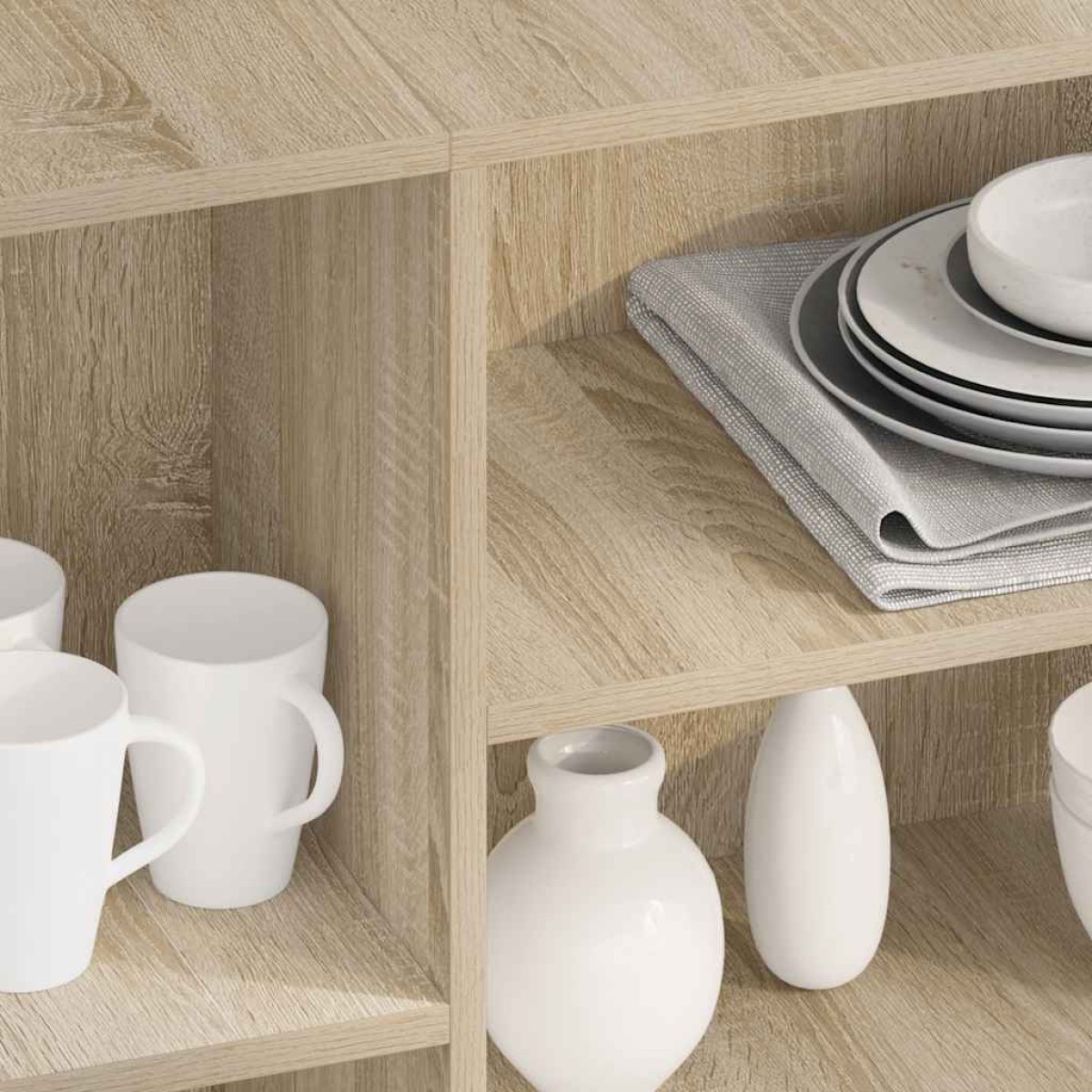 vidaXL Συρταριέρα Sonoma Δρυς 120 x 30 x 75 εκ. από Μοριοσανίδα