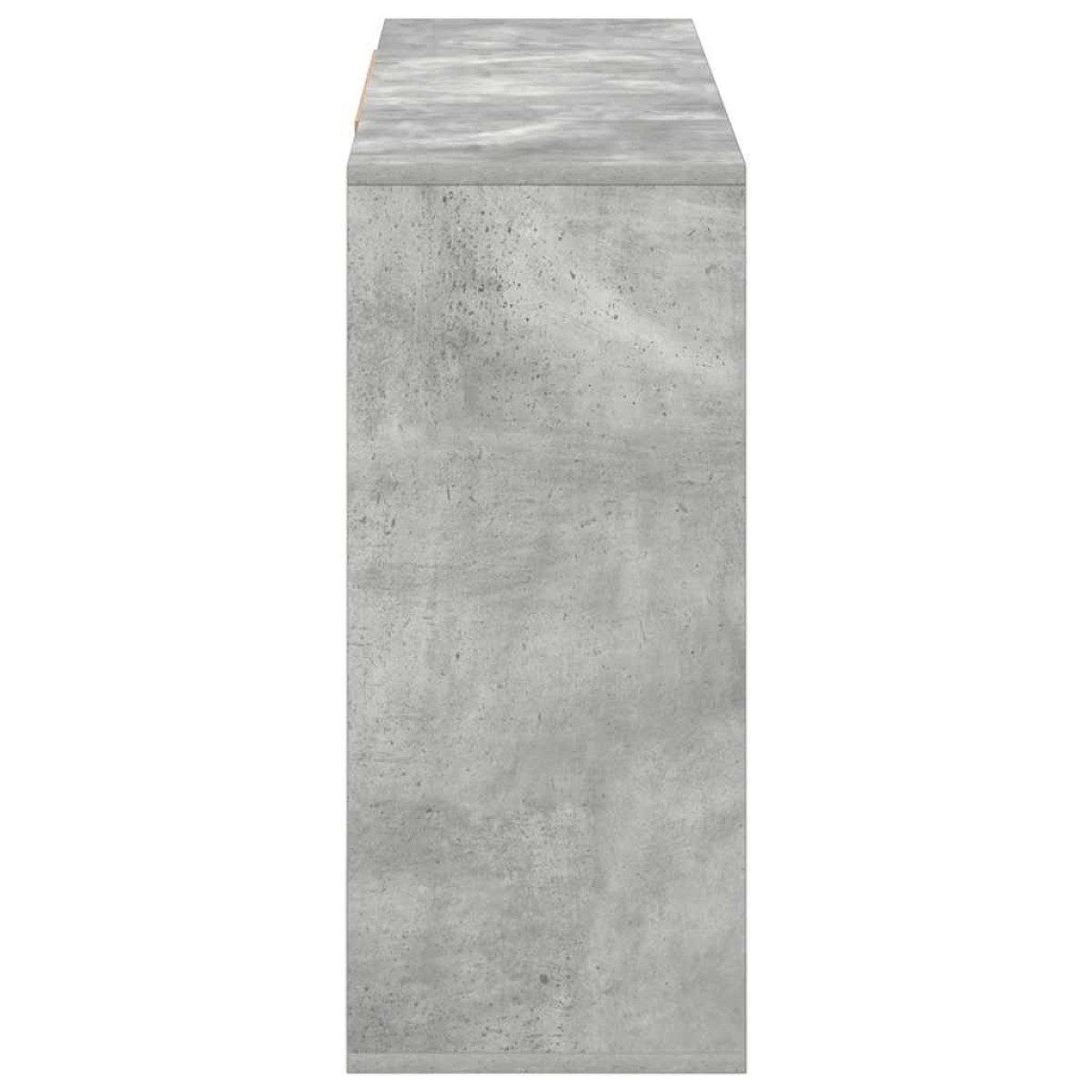vidaXL Μπουφές Γκρι Σκυροδέματος 120 x 30 x 75 εκ. από Μοριοσανίδα