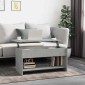 vidaXL Τραπεζάκι Σαλονιού Γκρι Σκυρ. 102x50x52,5 εκ. Επεξεργ. Ξύλο