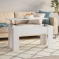 vidaXL Τραπεζάκι Σαλονιού Λευκό 101 x 49 x 52 εκ. Επεξεργασμένο Ξύλο