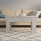 vidaXL Τραπεζάκι Σαλονιού Γκρι Σκυρ. 101x49x52 εκ. Επεξεργασμένο Ξύλο