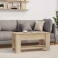 vidaXL Τραπεζάκι Σαλονιού Sonoma Δρυς 101x49x52 εκ. Επεξεργασμένο Ξύλο