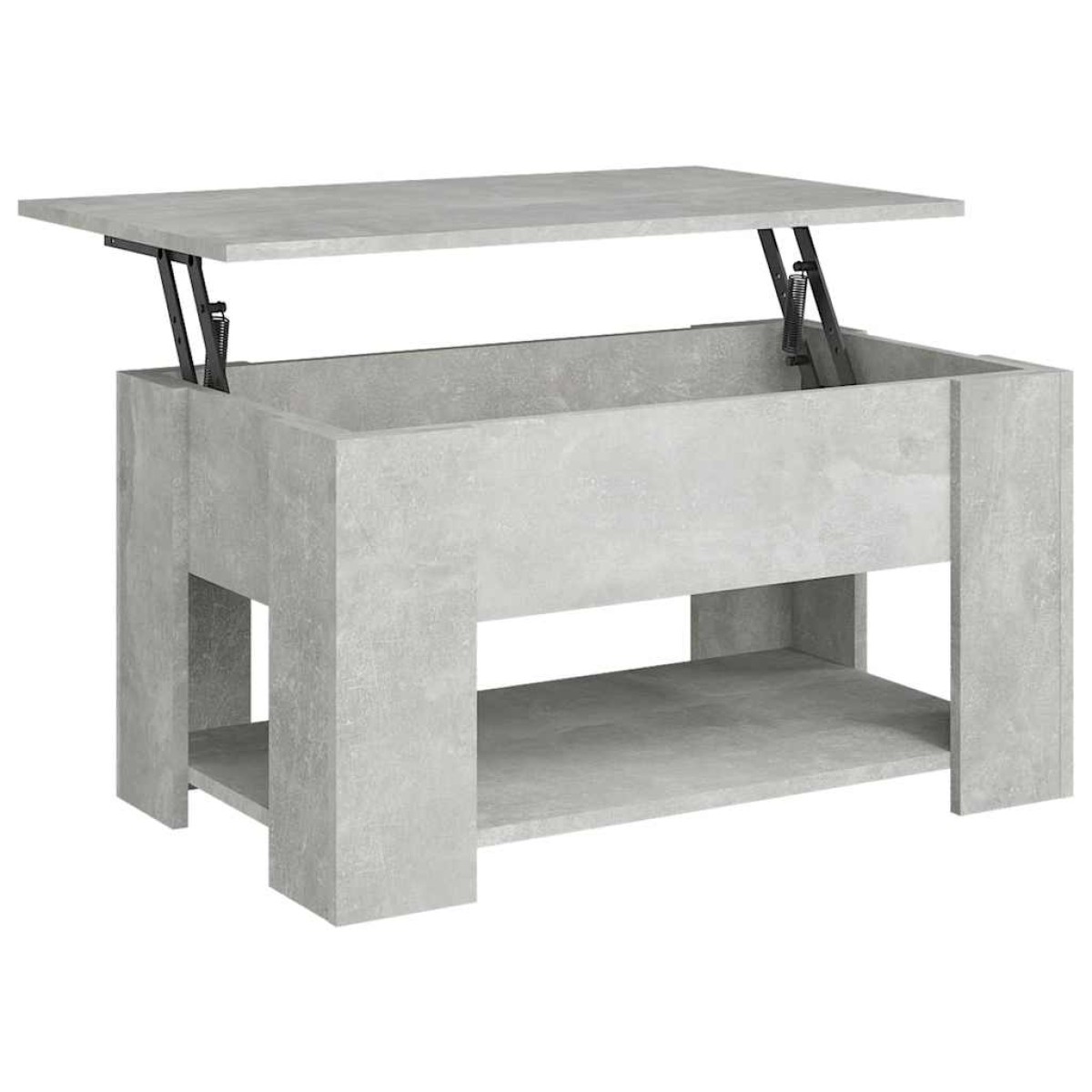 vidaXL Τραπεζάκι Σαλονιού Γκρι Σκυρ. 79x49x41 εκ. Επεξεργασμένο Ξύλο