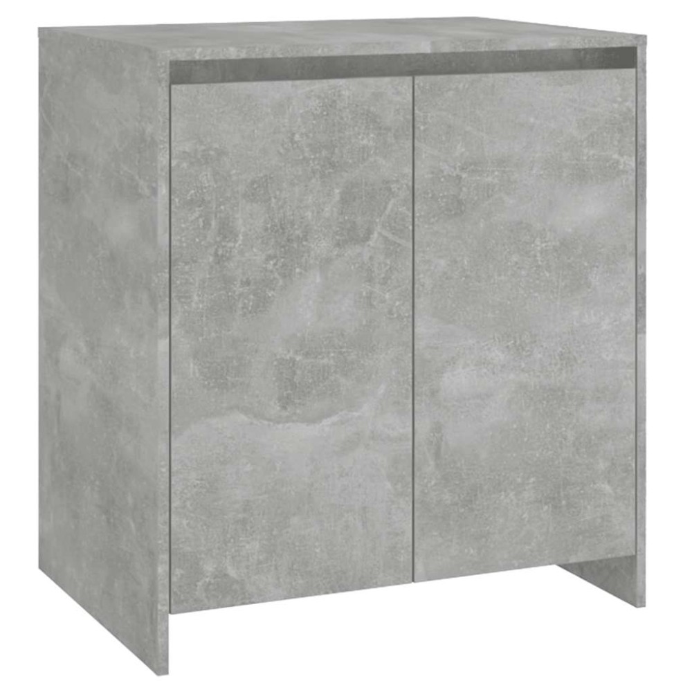 vidaXL Μπουφές Γκρι Σκυροδέματος 70x41x75 εκ. Επεξεργασμένο Ξύλο