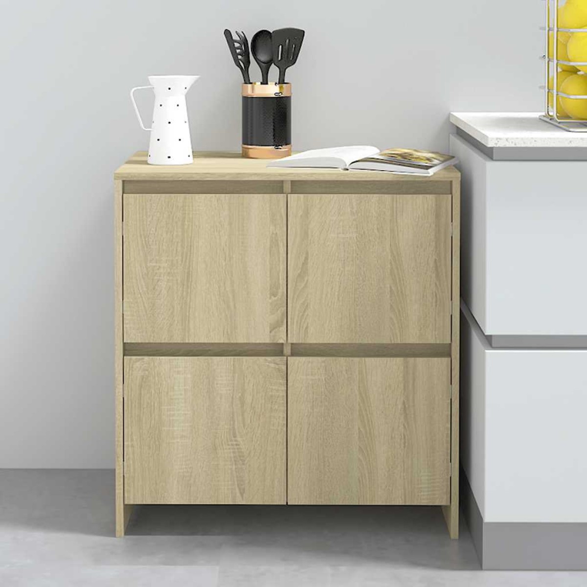 vidaXL Μπουφές Sonoma Δρυς 70 x 41 x 75 εκ. από Μοριοσανίδα
