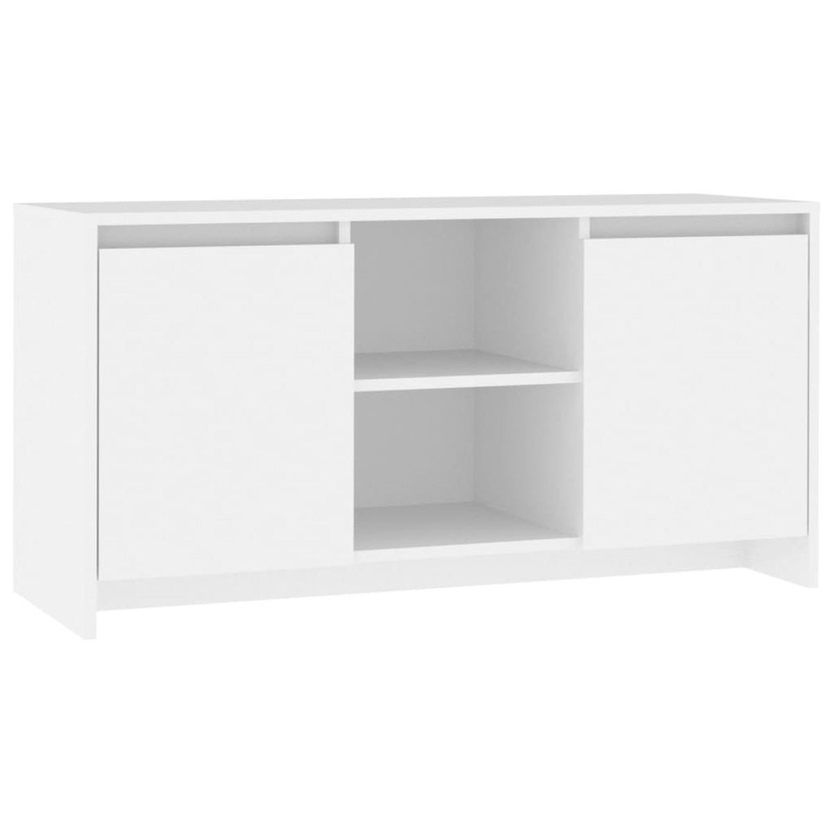 vidaXL Έπιπλο Τηλεόρασης Λευκό 102 x 37,5 x 52,5 εκ. από Μοριοσανίδα