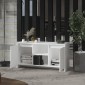 vidaXL Έπιπλο Τηλεόρασης Λευκό 102 x 37,5 x 52,5 εκ. από Μοριοσανίδα