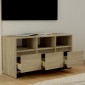 vidaXL Έπιπλο Τηλεόρασης Sonoma Δρυς 102x37,5x52,5 εκ. από Μοριοσανίδα