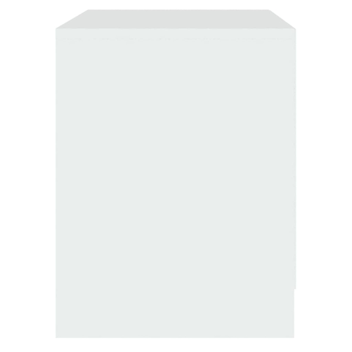 vidaXL Κομοδίνα 2 τεμ. Λευκά 45 x 34,5 x 44,5 εκ. από Μοριοσανίδα