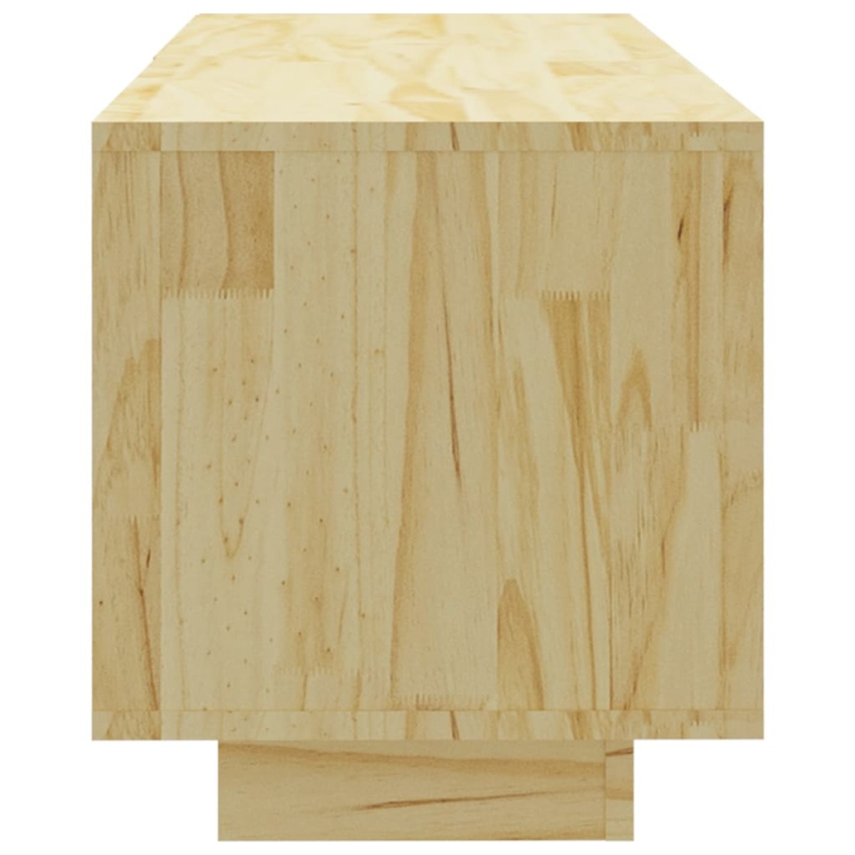 vidaXL Έπιπλο Τηλεόρασης 110 x 30 x 33,5 εκ. από Μασίφ Ξύλο Πεύκου