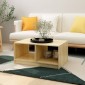 vidaXL Τραπεζάκι Σαλονιού 75 x 50 x 33,5 εκ. από Μασίφ Ξύλο Πεύκου
