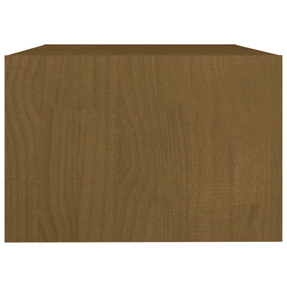 vidaXL Τραπεζάκι Σαλονιού Καφέ Μελί 75x50x33,5 εκ. Μασίφ Ξύλο Πεύκου