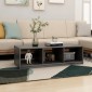 vidaXL Τραπεζάκι Σαλονιού Γκρι 110 x 50 x 34 εκ. από Μασίφ Ξύλο Πεύκου